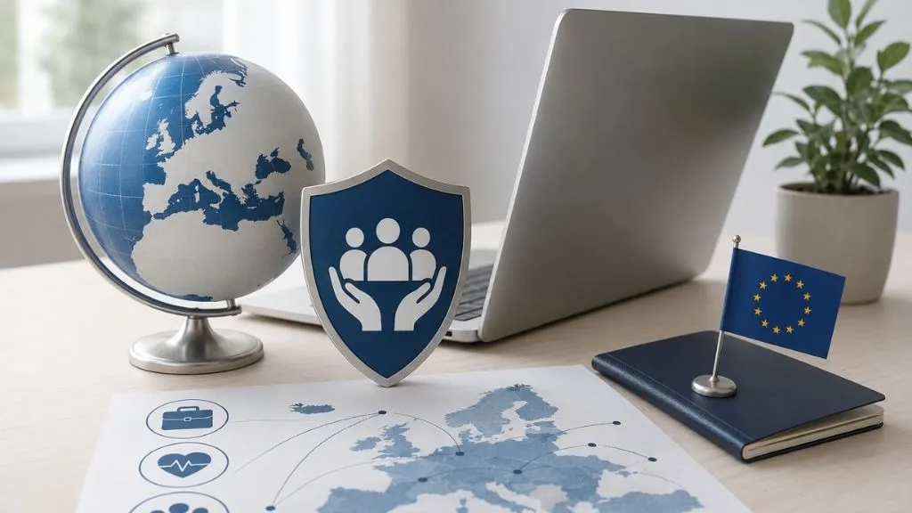 EU Social Security rules determine which country covers workers active across borders, including remote work, postings and A1 certificates.