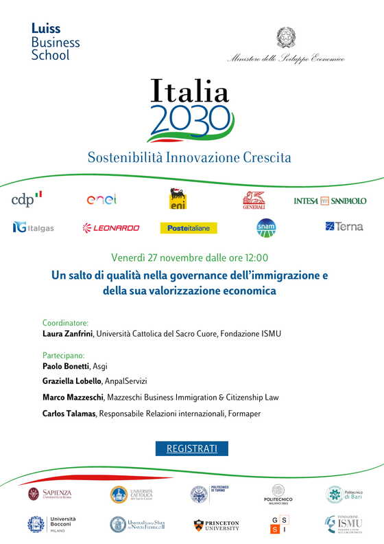 Presentazione del rapporto: Italia 2030 – Un salto di qualità nella ...
